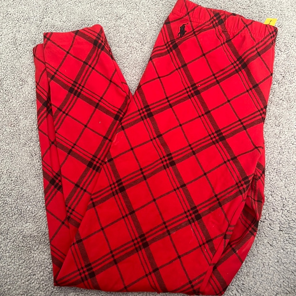 Printed Stretch Cot-Plaid Leggin-Bt-Lgg